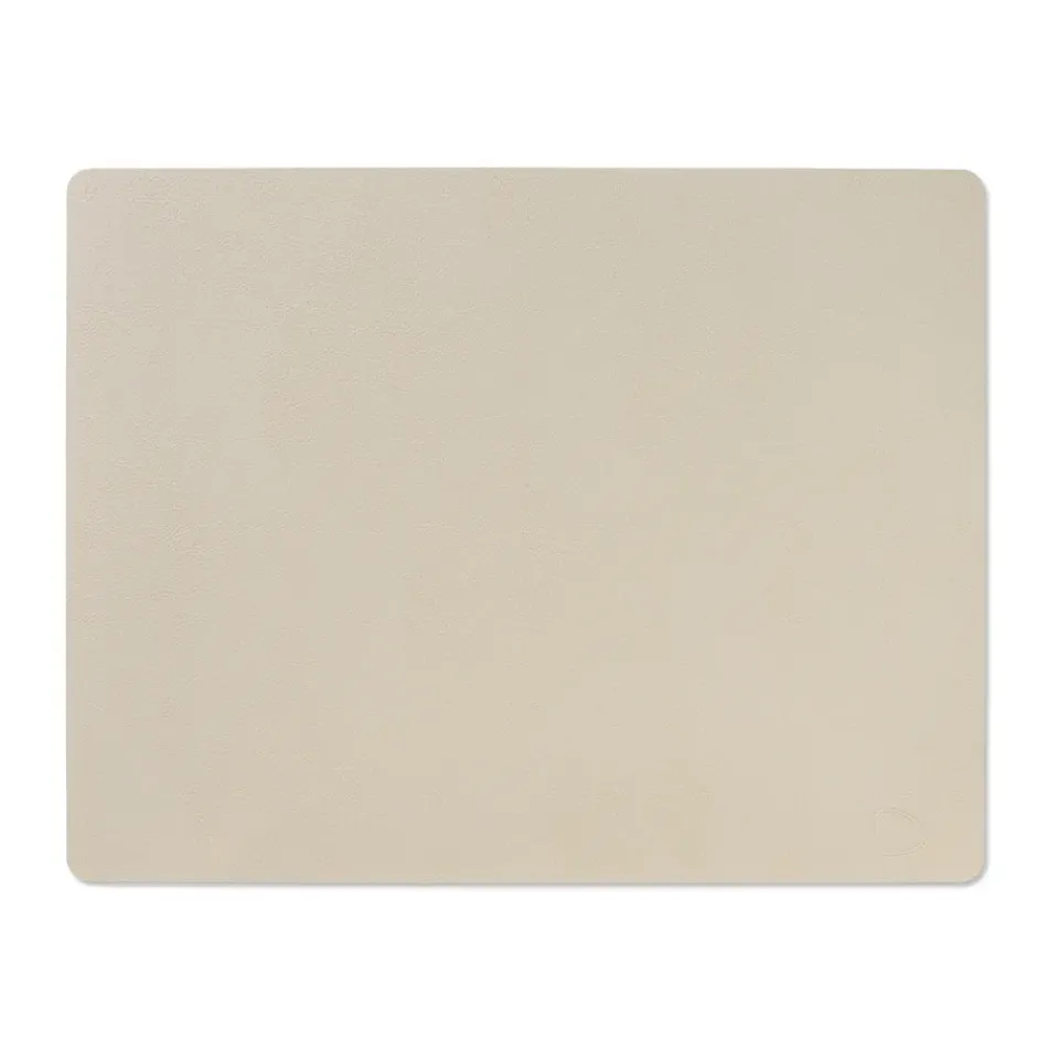 LIND DNA Serene placemat square L 35x45 cm, Cream White Clearance