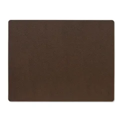 LIND DNA Serene placemat square M 26.5x34.5 cm, Hazel Brown