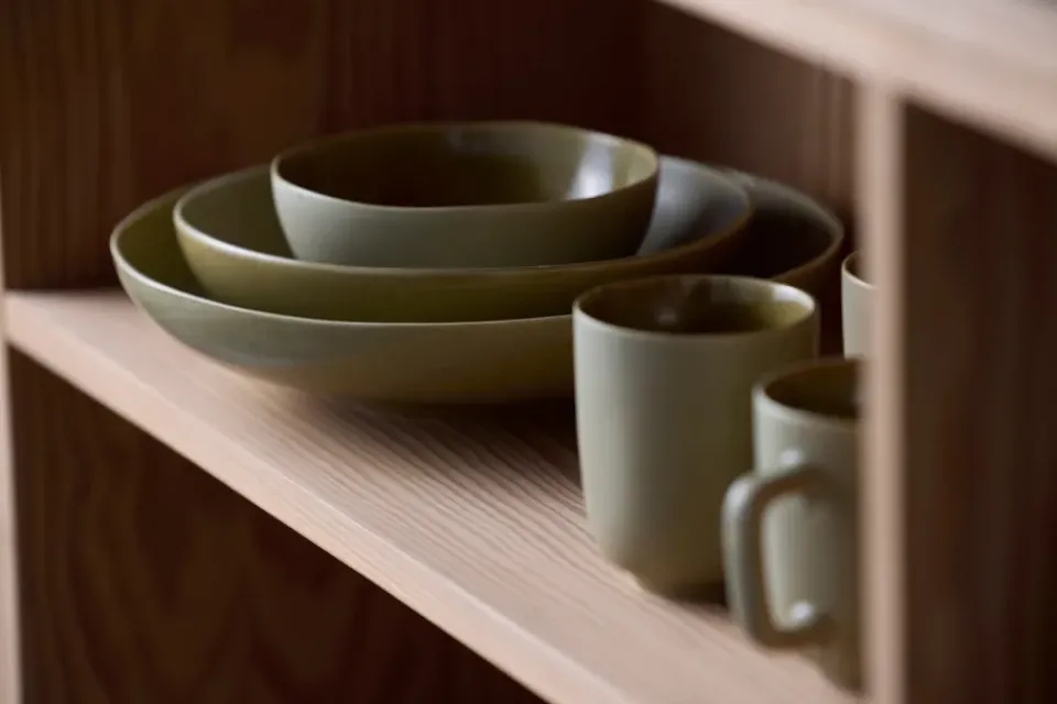 Villa Collection Shoku salad bowl Ø28 cm, Pure Green Hot