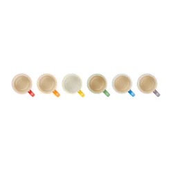 Le Creuset Signature stoneware espresso mug 6-piece, Rainbow Multi