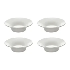 Serax Silhouette deep side plate S Ø10.5 cm 4-pack, White Hot