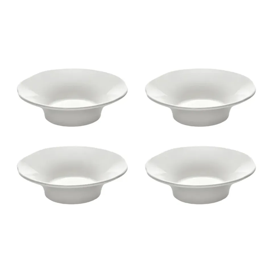 Serax Silhouette deep side plate S Ø10.5 cm 4-pack, White Hot