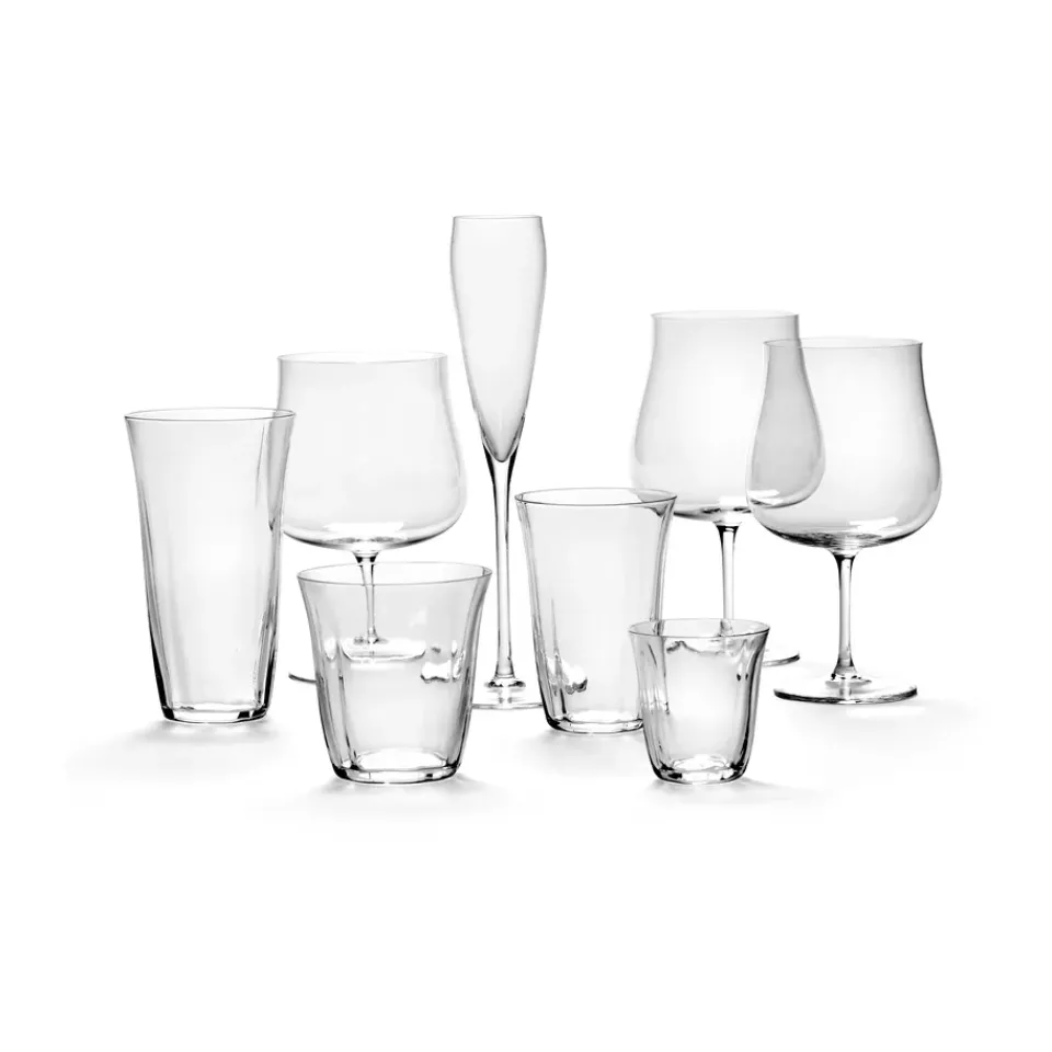 Serax Silhouette double espresso glass 11 cl 4-pack, Clear Transparent Discount