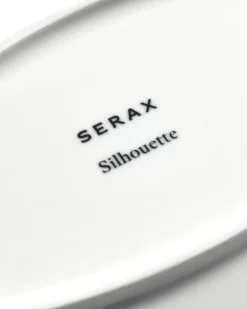 Serax Silhouette oval deep plate S 10x18.5 cm 2-pack, White Best