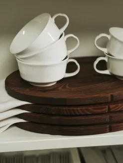 Serax Silhouette oval tray 21x30 cm, Ash Brown Outlet