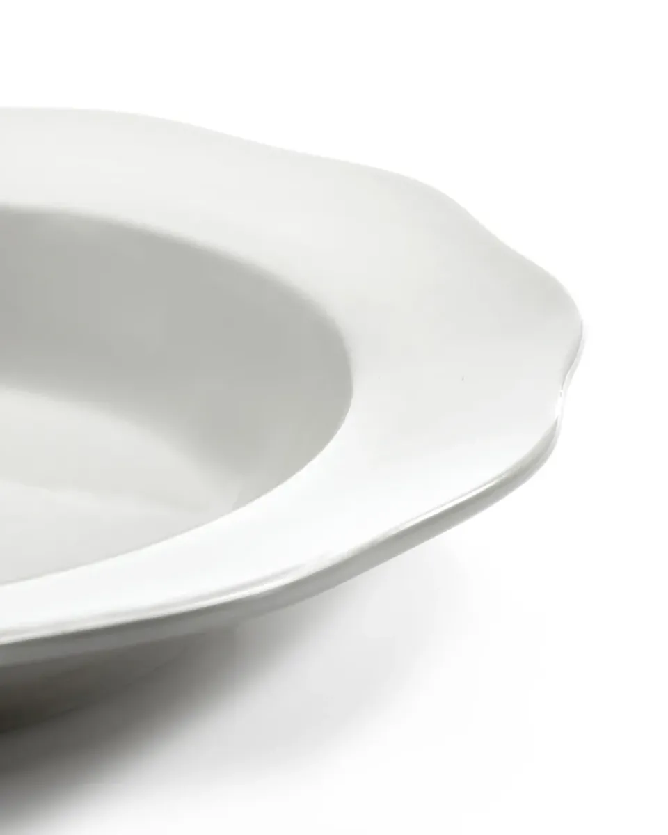 Serax Silhouette pasta plate Ø22 cm 4-pack, White Discount