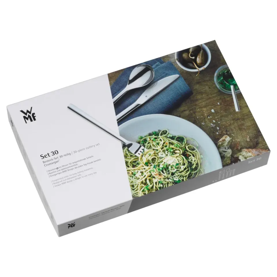 WMF Silk cutlery set, cromargan, polished, 30 pieces Silver-coloured Best