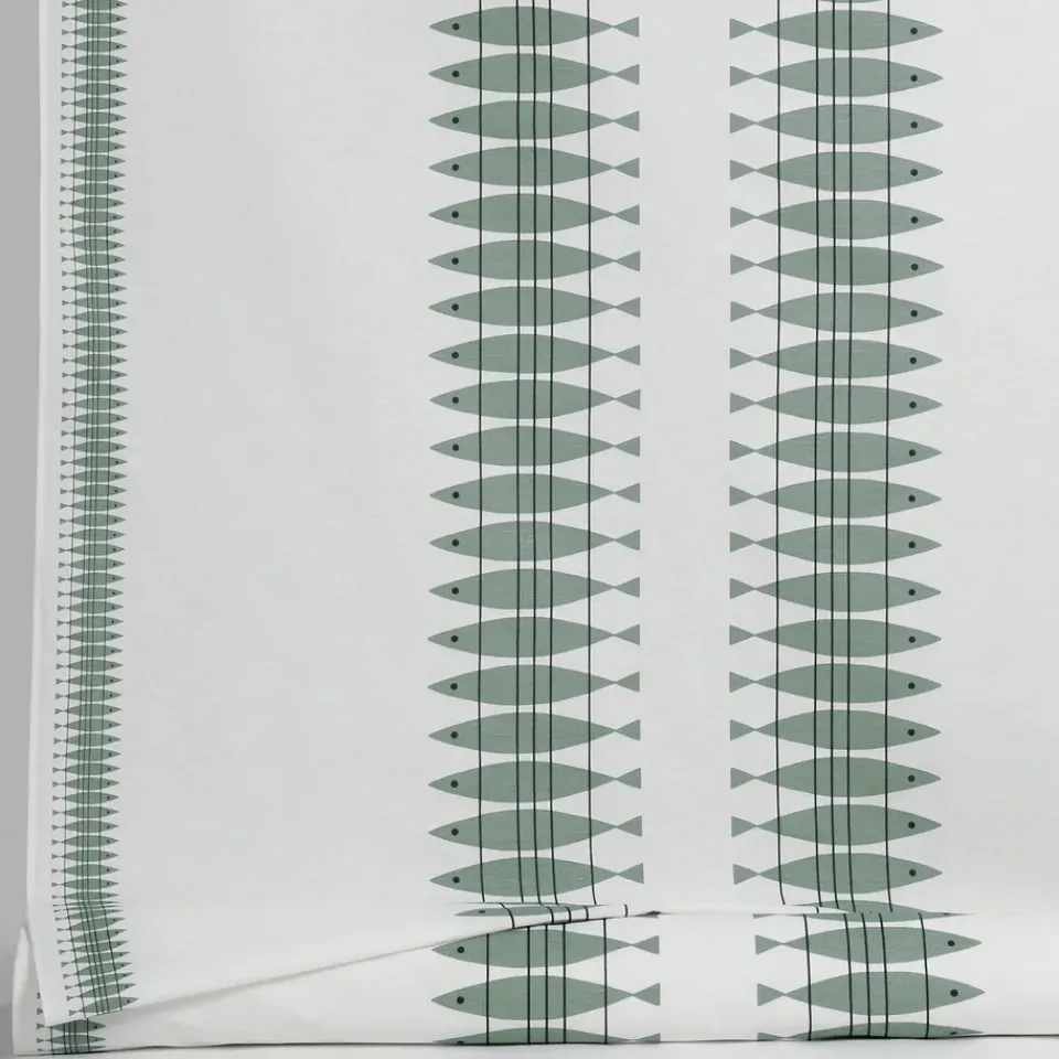 Almedahls Sill oilcloth by the metre, -grey Green Discount
