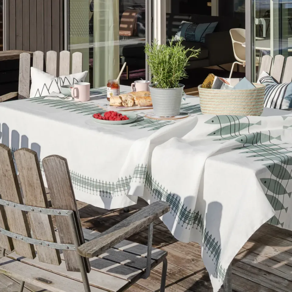 Almedahls Sill oilcloth 145x220 cm, -grey Green Best