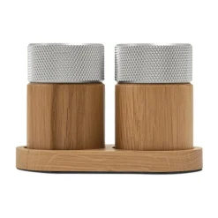 Gejst Sina salt and pepper mill 6 cm, Oak-steel Beige New