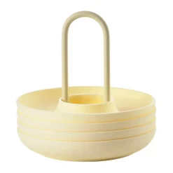 Zone Denmark Singles egg cup 4-pack with holder, Limestone Yellow Discount