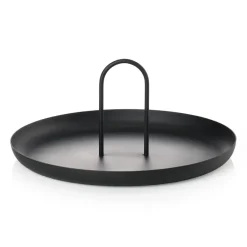 Zone Denmark Singles tray with handle Ø20 cm, Black Discount