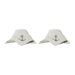Boel & Jan Sjösala cotton napkin 40x40 cm 2-pack, Beige