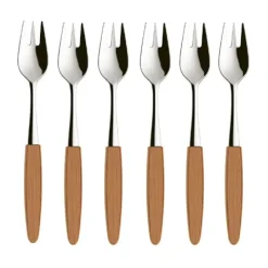 Skaugum of Norway Skaugum dessert fork, Ecco Teak Brown