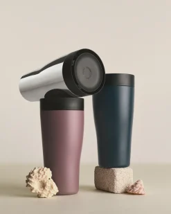 Georg Jensen Sky thermal cup 40 cl, Stainless steel Silver-coloured