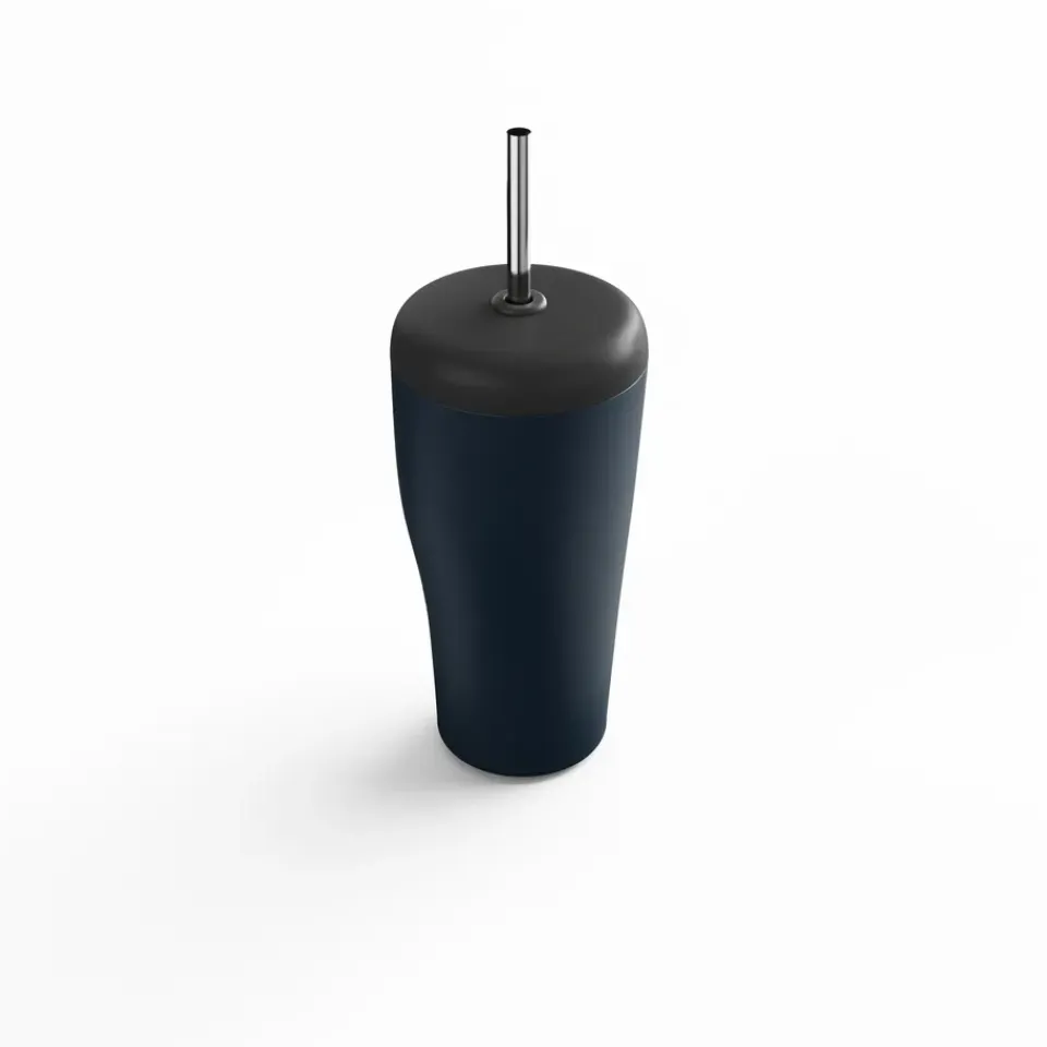 Georg Jensen Sky thermos cup with straw 40 cl, Blue Best