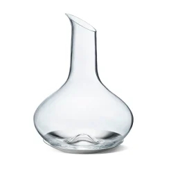 Georg Jensen Sky wine carafe with saucer, 0.75 l Transparent Hot