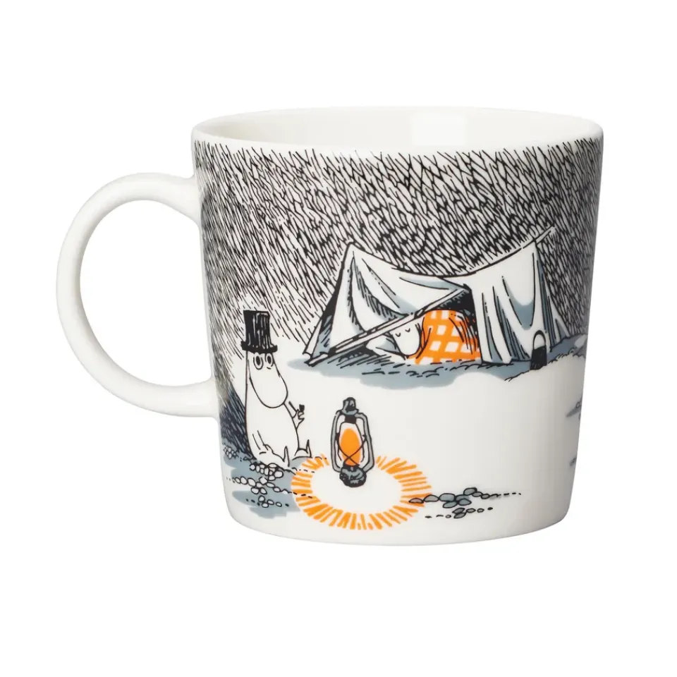 Moomin Arabia Sleep tight Moomin mug, 30 cl GreyBlack Hot
