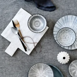 Broste Copenhagen Sletten cutlery set 16 pcs, matt stainless steel GreySilver-coloured