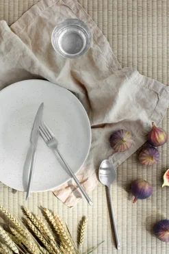 Broste Copenhagen Sletten tablespoon, Full satin forged Silver-coloured Online