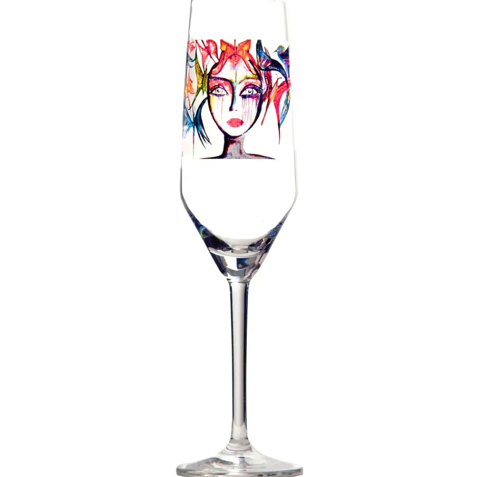 Carolina Gynning Slice of Life champagne glass, 30 cl Multi Hot