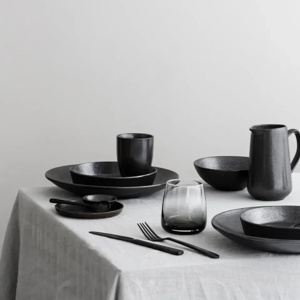 Broste Copenhagen Smoke drinking glasses, 35 cl GreyTransparentBlack Sale