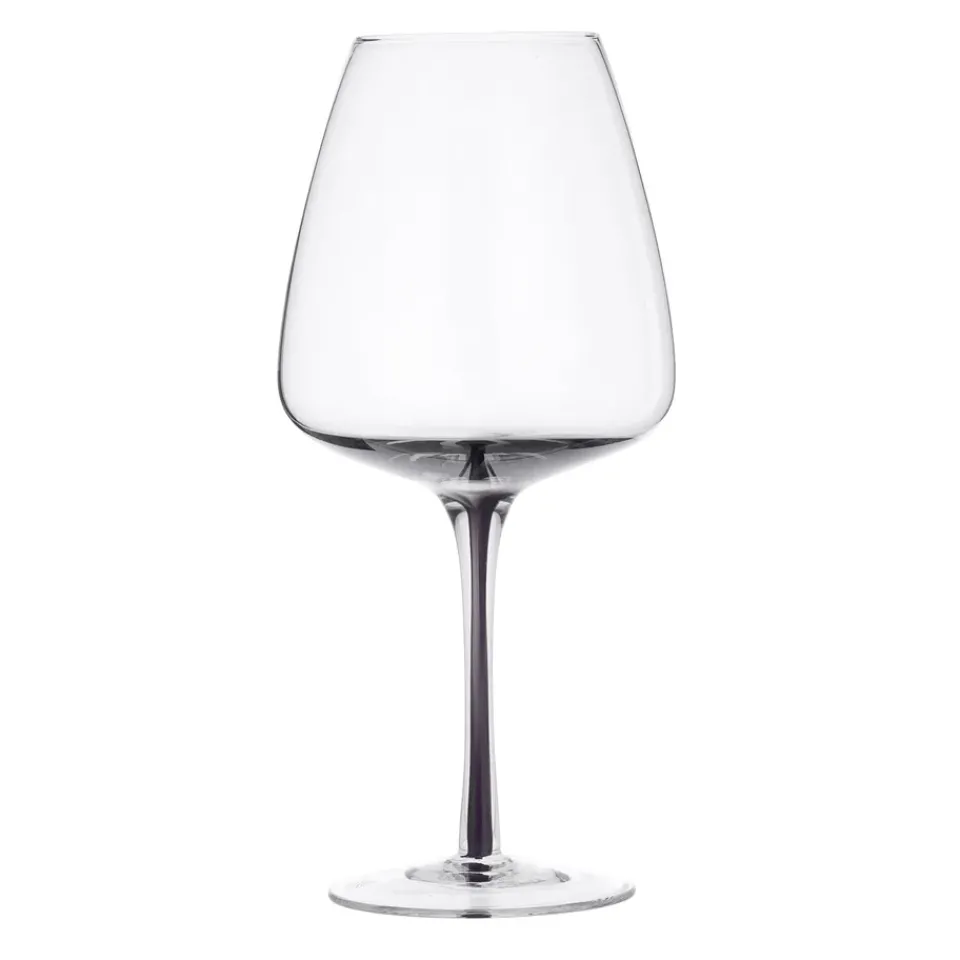 Broste Copenhagen Smoke red wine glass, 65 cl GreyTransparentBlack Clearance