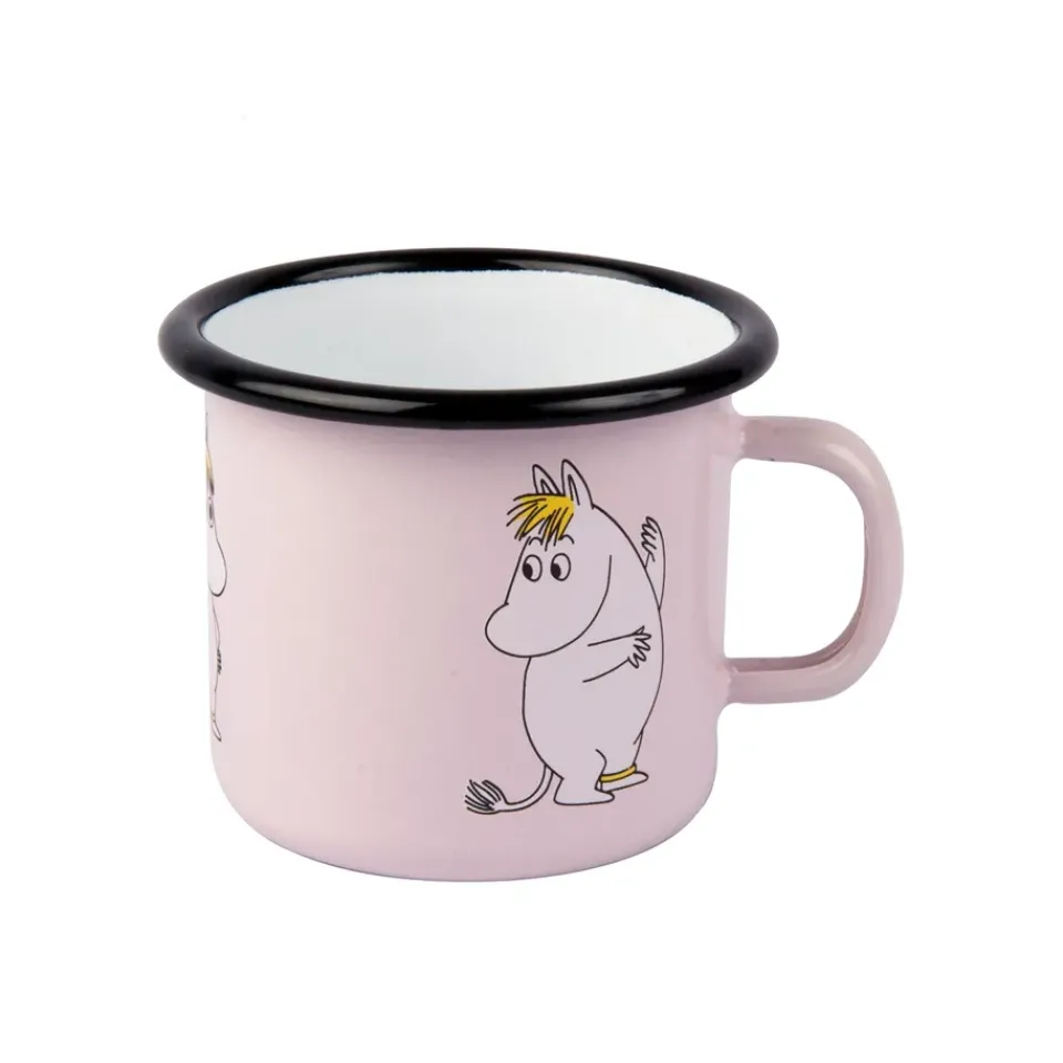 Muurla Snorkfröken enamel mug, 2.5 dl PinkBlack Online