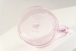 Muurla Snorkmaiden glass mug 35 cl, Pink Clearance