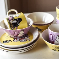 Moomin Arabia Snorkmaiden Moomin bowl, Purple Hot