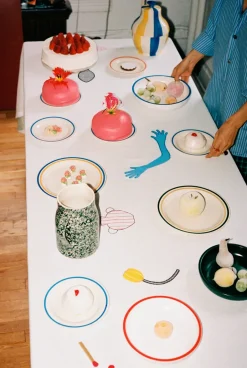 HAY Sobremesa tablecloth 140x300 cm, White Outlet