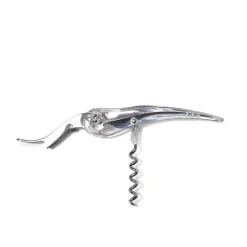 L'Atelier du Vin Soft machine crystal wine opener, Silver Silver-coloured