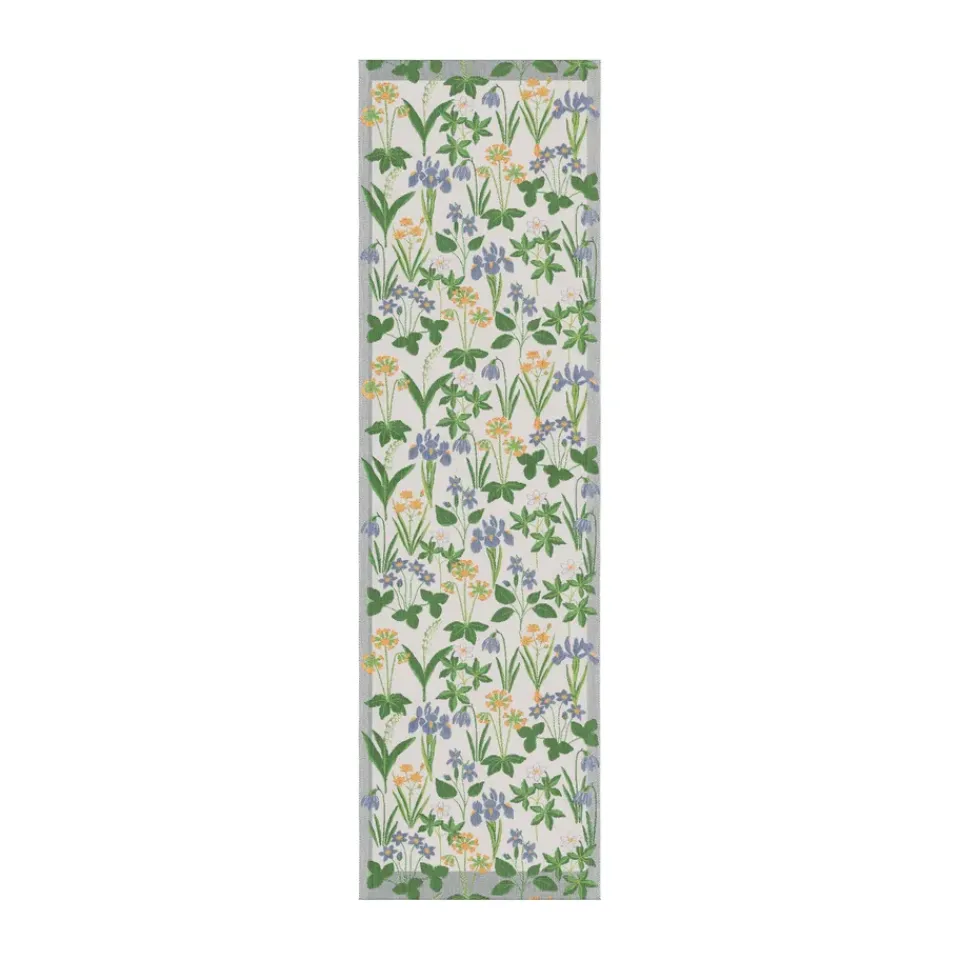 Ekelund Linneväveri Sol blue table runner 35x120 cm, Multi Discount