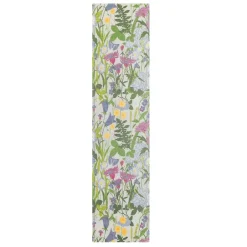 Ekelund Linneväveri Sommartid table runner, 35x140 cm BlueGreenYellowMultiPink Outlet
