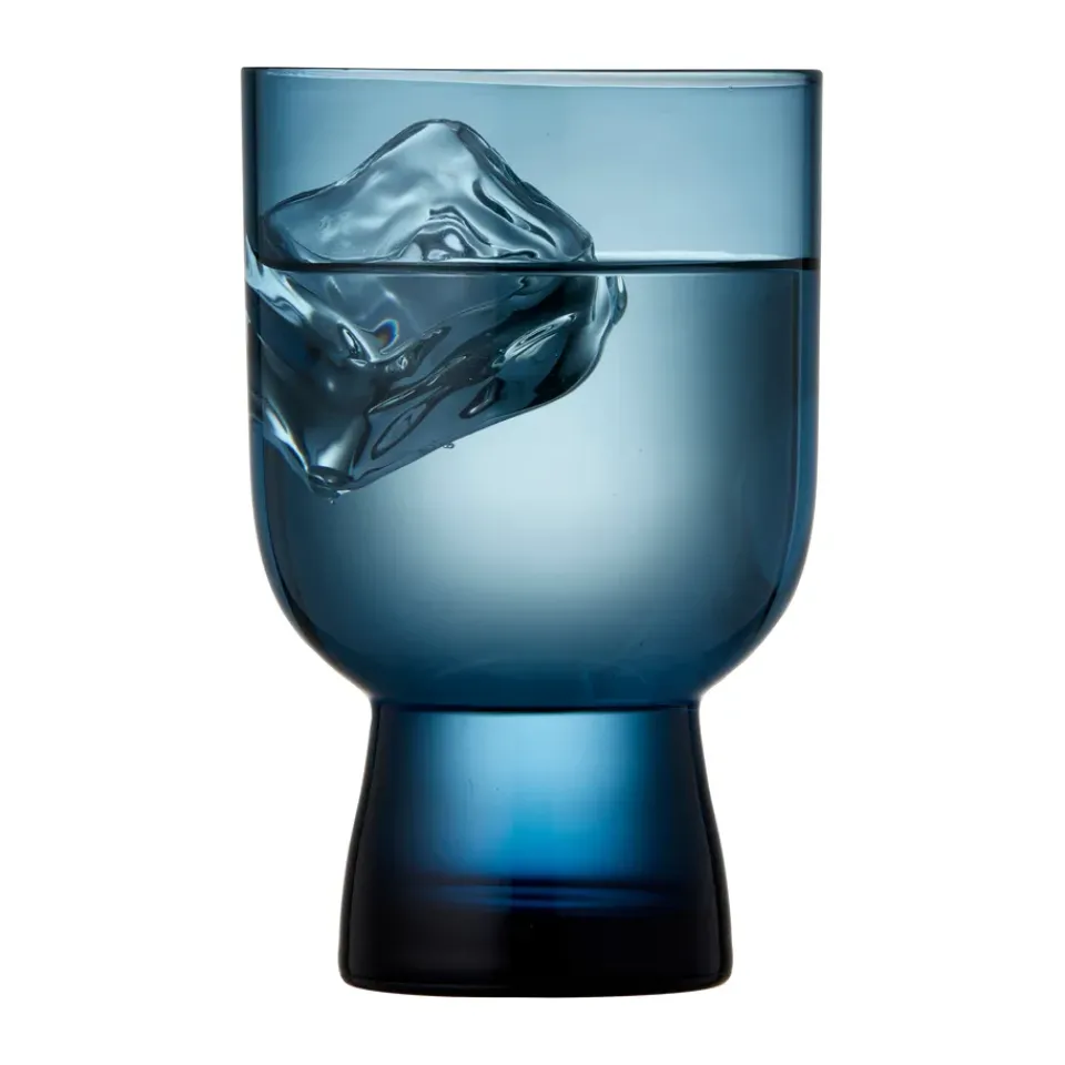 Lyngby Glas Sorrento water glass 30 cl 4-pack, Blue Clearance