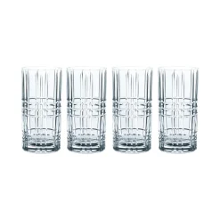 Nachtmann Square long drink glass 4-pack, 44 cl Transparent Outlet