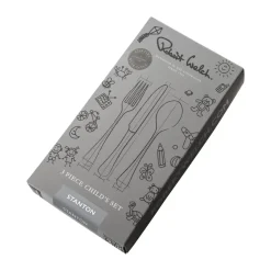 Robert Welch Stanton Bright children's cutlery 3 pieces, Stainless steel Silver-coloured Discount