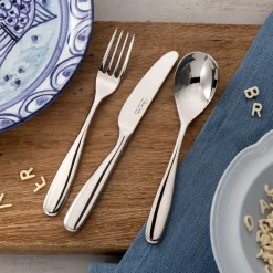 Robert Welch Stanton Bright children's cutlery 3 pieces, Stainless steel Silver-coloured Discount