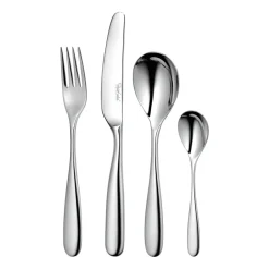 Robert Welch Stanton Bright cutlery, 24 pieces Silver-coloured New