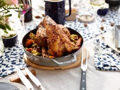 STAUB magnetic trivet oval beech, 15 cm Brown Best