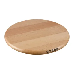 STAUB magnetic trivet round beech, 23 cm Brown Best