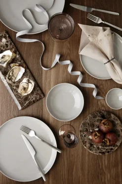 Blomus Stella dessert fork 4-pack, 15.5 cm Silver-coloured Clearance