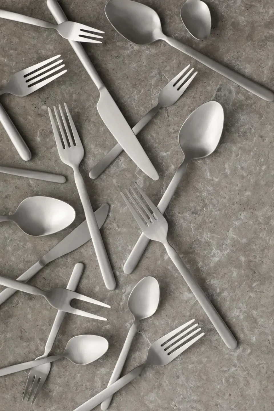Blomus Stella dessert fork 4-pack, 15.5 cm Silver-coloured Clearance