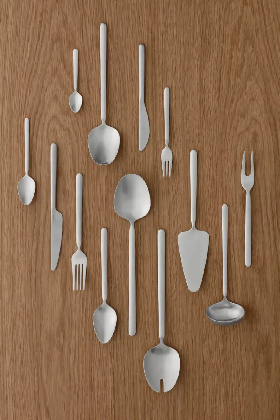 Blomus Stella dessert fork 4-pack, 15.5 cm Silver-coloured Clearance