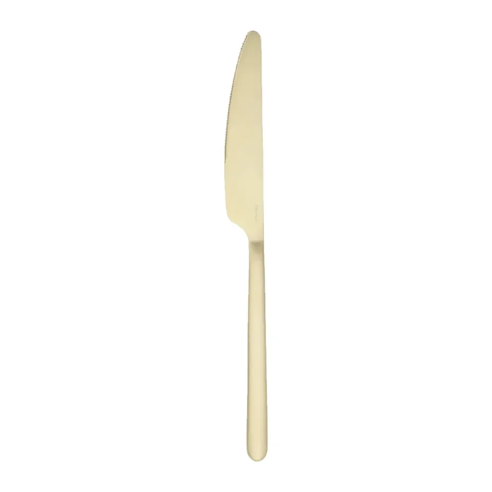 Blomus STELLA dinner knife champagne, 22 cm Gold-coloured