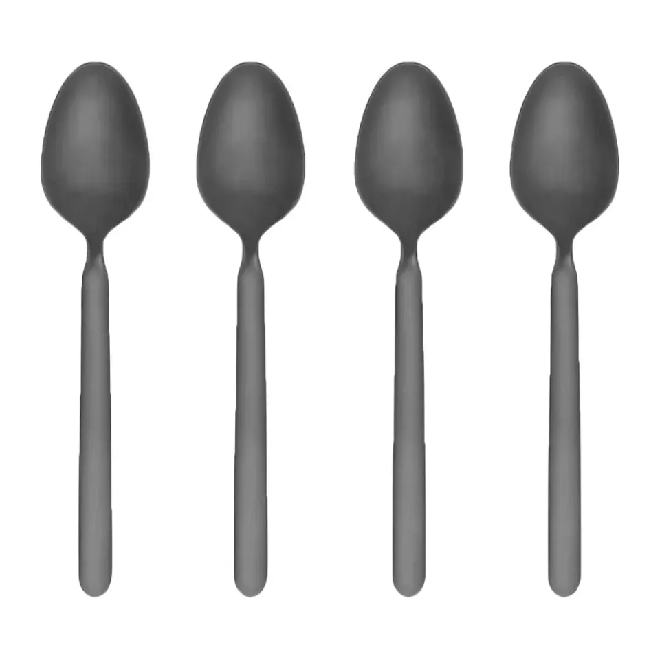 Blomus STELLA espresso spoon 4-pack, 11 cm Black Clearance