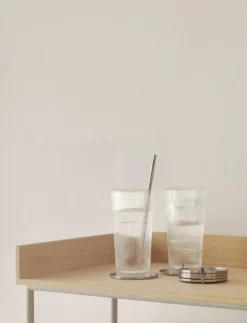 Stelton reusable straws 4-pack, Steel Silver-coloured Clearance