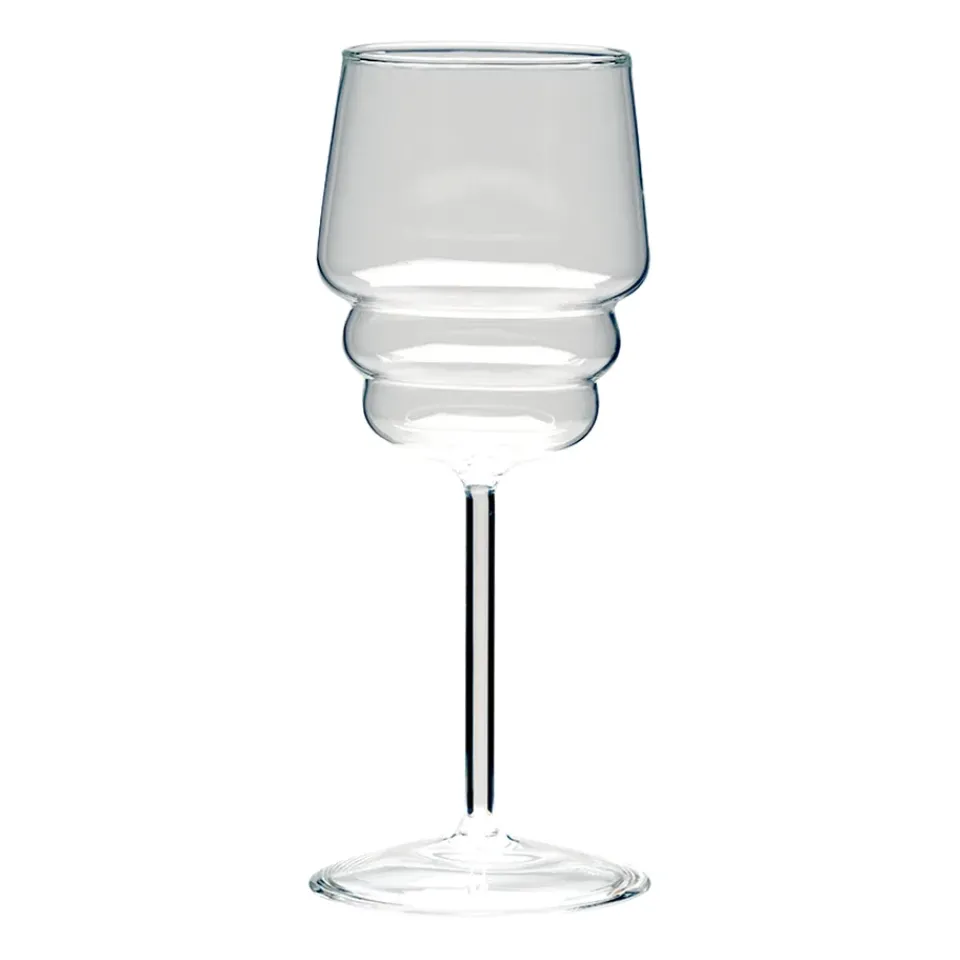 Muurla Steps red wine glass 45 cl, Clear Transparent Outlet