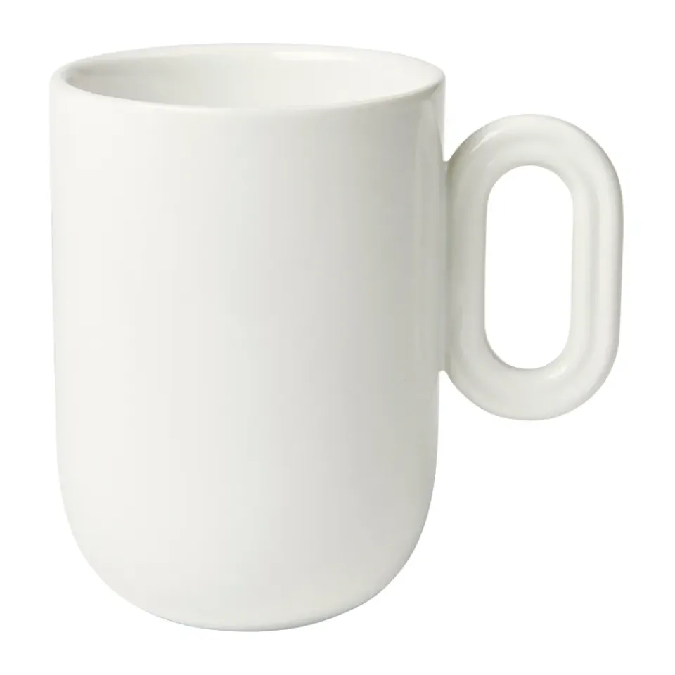 Broste Copenhagen Stevns cup with handle 400 ml, Chalk White Sale