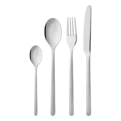 Gense Still cutlery 16 pieces, Matte-Shiny steel Silver-coloured